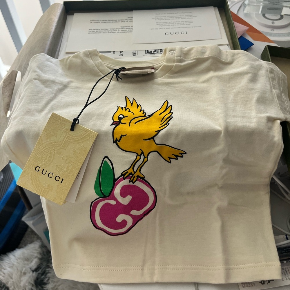 Gucci baby t-shirt brand new in box with tags